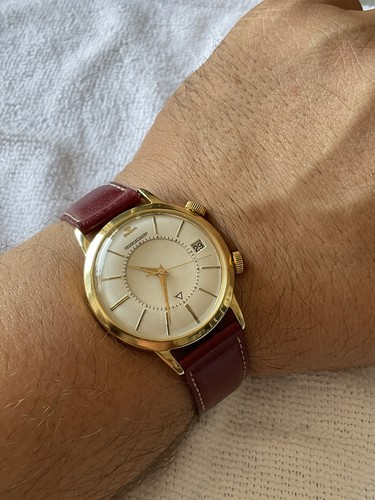 Gold jaeger lecoultre oversize - lecoultre,