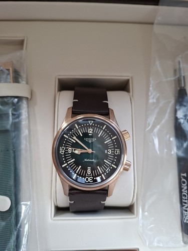 Longines legend diver green - longines,