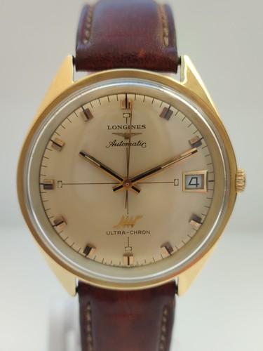 Longines 18k ultra chron - longines, ultra-chron