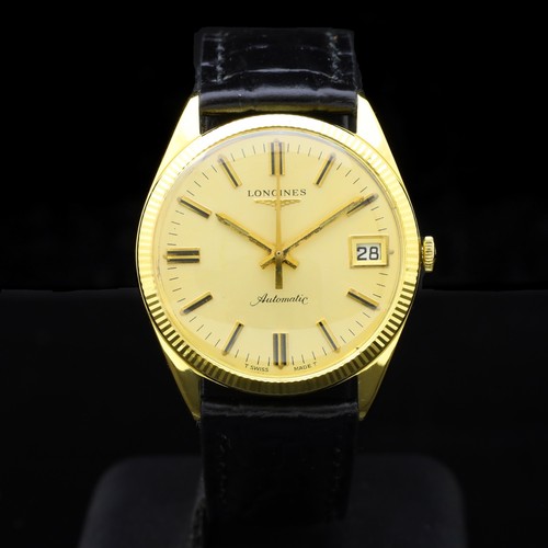 Longines date 70er gold - date,