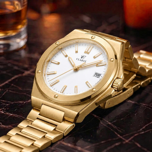 Clarté men watch white dial - clartÉ,