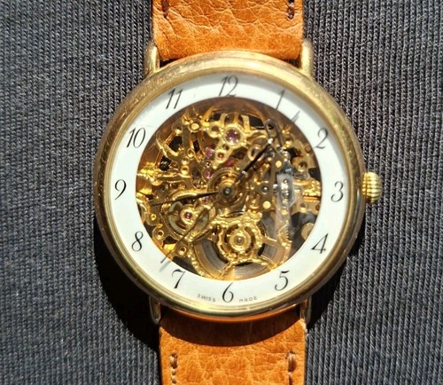 Skelett armbanduhr swiss made - skelett,