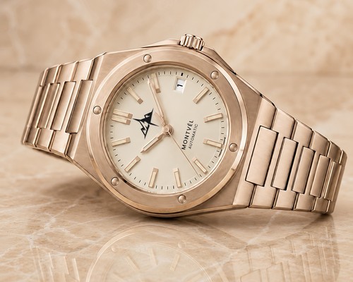 Montvél men watch navy blue - watch,